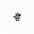 a logo of a shopping cart